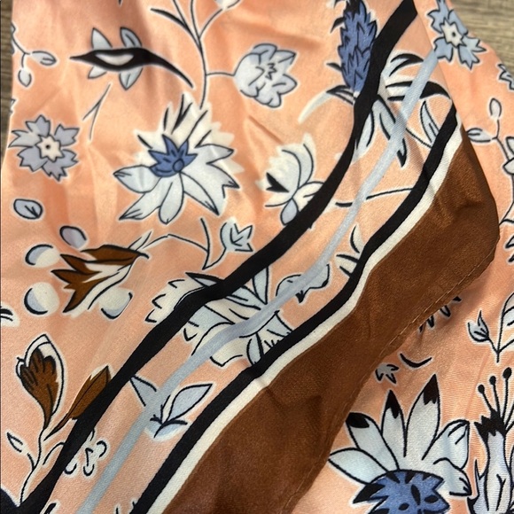 Piper Floral Scarves | Peach & Cream - Picture 3 of 5
